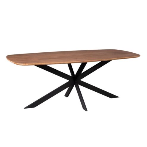 Yuna Eettafel Deens ovaal naturel 200 cm