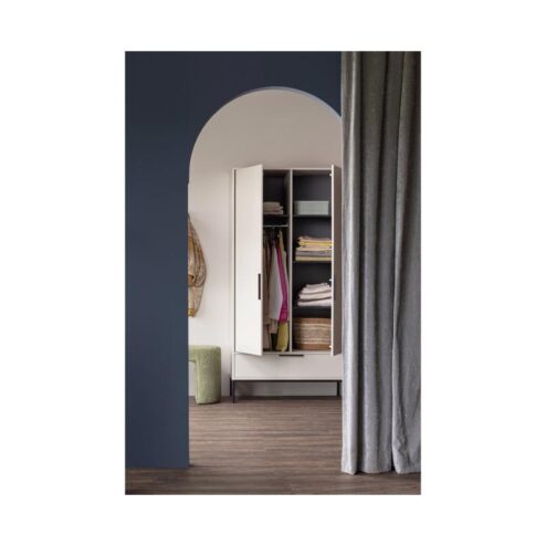 Adam 2-deurs Kledingkast grenen zand 100cm