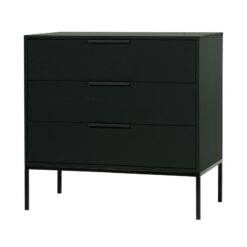 Adam Ladekast grenen zwart 94cm