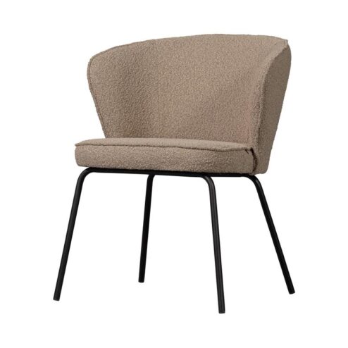 Admit Eetkamerstoel bouclé beige