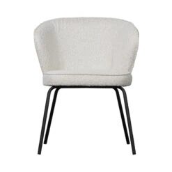 Admit Eetkamerstoel bouclé naturel