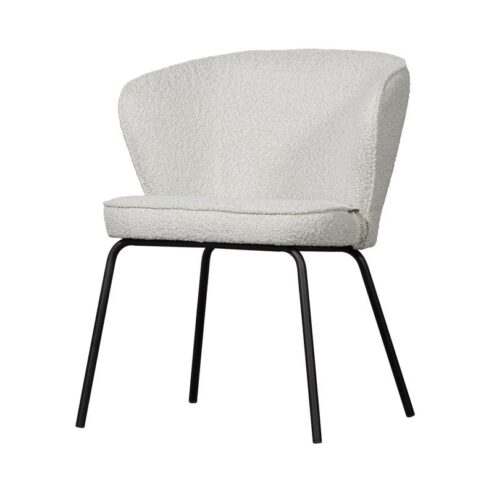 Admit Eetkamerstoel bouclé naturel