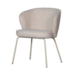 Admit Eetkamerstoel geweven stof zand
