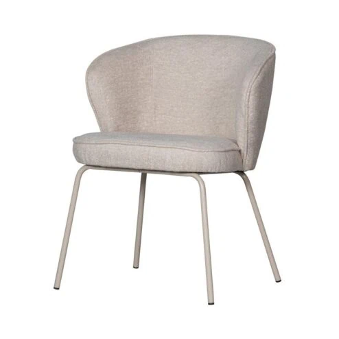 Admit Eetkamerstoel geweven stof zand