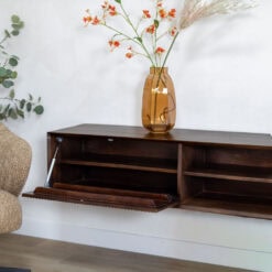 Albin Zwevend Tv meubel walnoot 200cm