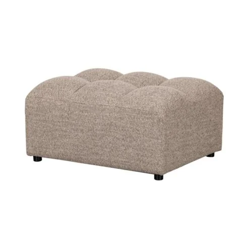Allure Hocker geweven stof bruin melange