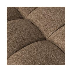 Allure Hocker geweven stof donkerbruin melange