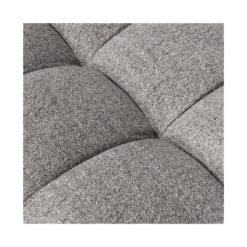 Allure Hocker geweven stof grijs melange