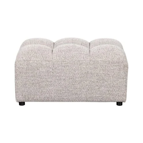 Allure Hocker geweven stof naturel melange