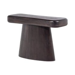Amco Sidetable mangohout donkerbruin/zwart