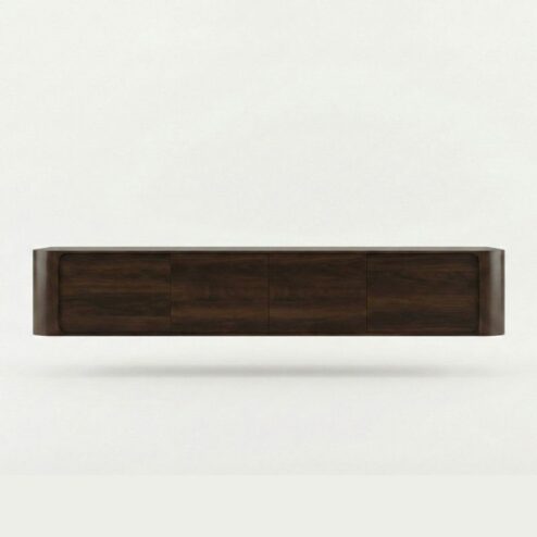 Amy Tv meubel Walnoot mangohout 195 cm