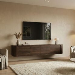 Amy Tv meubel Walnoot mangohout 195 cm