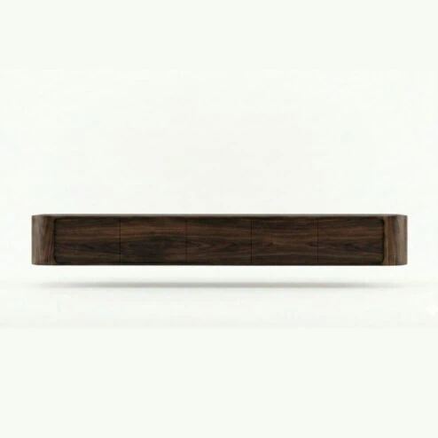 Amy Tv meubel Walnoot mangohout 235 cm