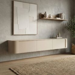 Amy Tv meubel Zand mangohout 155 cm