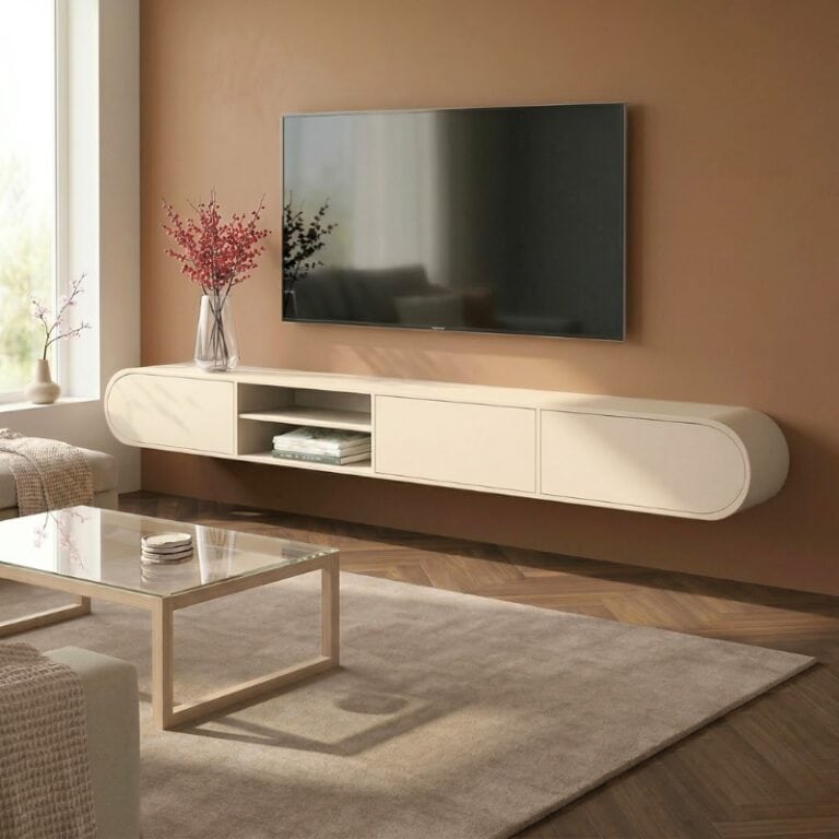 Arco zwevend Tv meubel Zand 220 cm