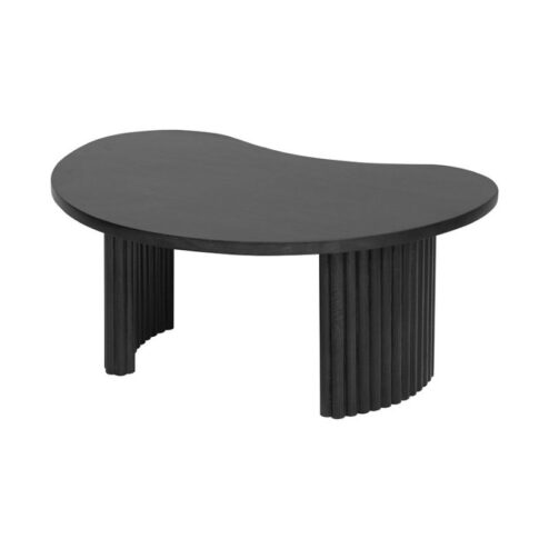 Atrani Salontafel organisch Mangohout zwart 85 cm