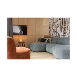 Atty Draaifauteuil velvet terracotta