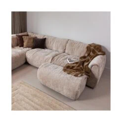 Baggy 1-zits element chenille zand