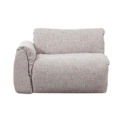 Baggy 1-zits element met arm links naturel melange