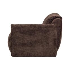 Baggy 1-zits element met arm rechts chenille donkerbruin