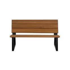 Banco Tuinbank hout/metaal naturel 138cm