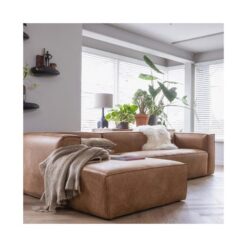 Bean Hoekbank rechts ecoleer cognac 305cm