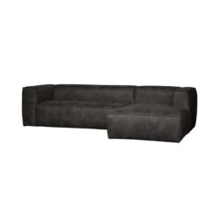 Bean Hoekbank rechts ecoleer zwart 305cm