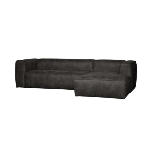 Bean Hoekbank rechts ecoleer zwart 305cm