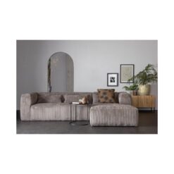 Bean Hoekbank rechts ribstof terrazzo 305cm