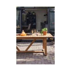 Beaver Tuintafel teak naturel 240cm