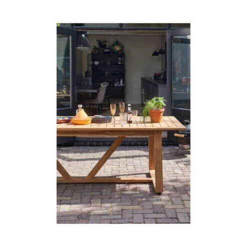 Beaver Tuintafel teak naturel 240cm