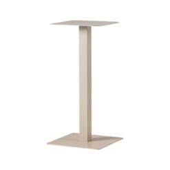 Bistro Bartafel poot metaal beige