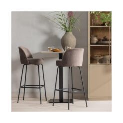 Bistro Bartafel poot metaal zwart