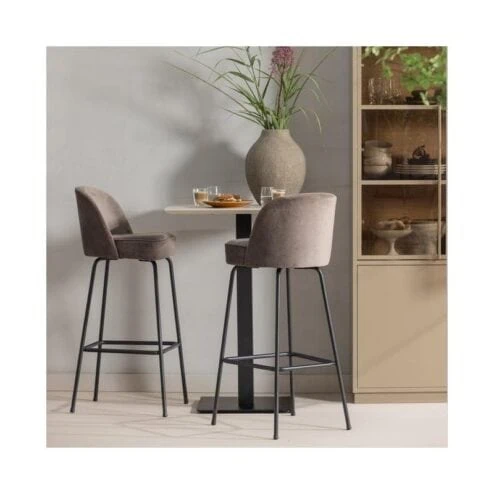 Bistro Bartafel poot metaal zwart