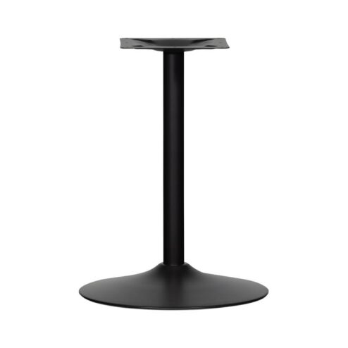 Bistro Tafelpoot rond metaal zwart