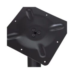 Bistro Tafelpoot rond metaal zwart