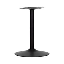 Bistro Tafelpoot rond metaal zwart
