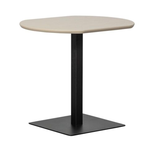 Bistro Tafelvoet vierkant metaal zwart