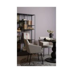 Blanco ronde Eettafel mangohout zwart 120cm