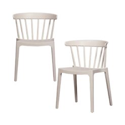 Bliss Tuinstoel kunststof gebroken wit