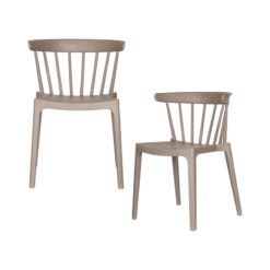 Bliss Tuinstoel kunststof taupe