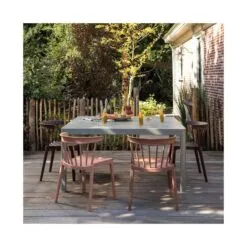 Bliss Tuinstoel kunststof zalmroze