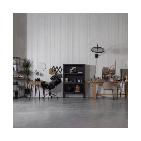 Bonk Open kast grenen zwart 107cm