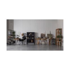 Bonk Open kast grenen zwart 107cm