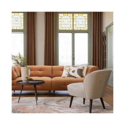 Bounds Bijzettafel hout/metaal goud 58cm