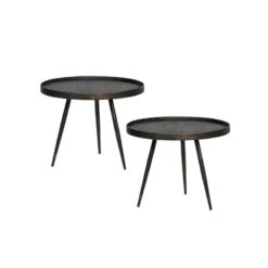 Bounds Bijzettafel hout/metaal goud 58cm