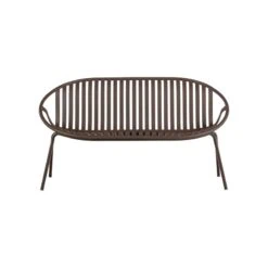 Bruce Tuinbank 2-zits paars/bruin 131cm