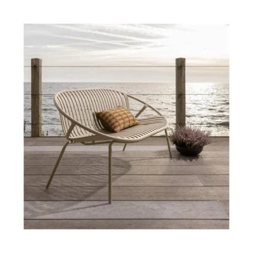 Bruce Tuinbank 2-zits zand 134cm