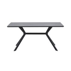 Bruno Rechthoekige Eettafel zwart 160cm