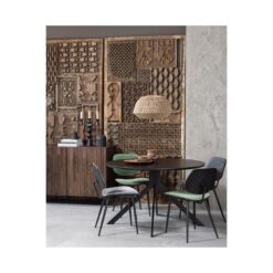 Bruno Ronde Eettafel zwart 120cm